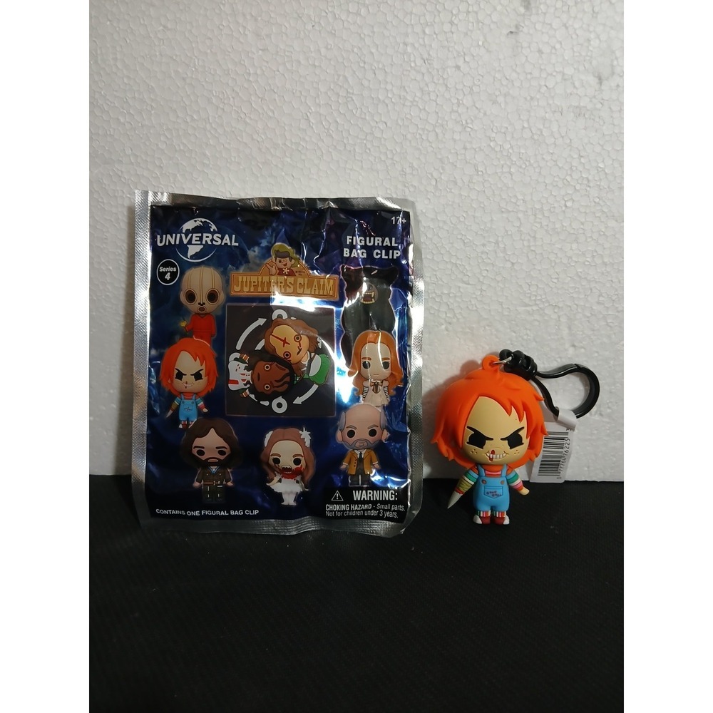 Universal Child's Play Chucky Bag Clip Keychain Horror Series 4 Monogram